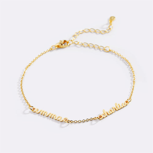 Stella Dainty Multiple Name Bracelet