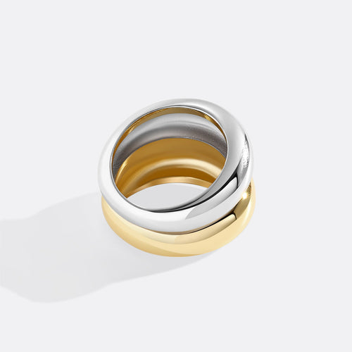 The Merge Mixed Metal Ring