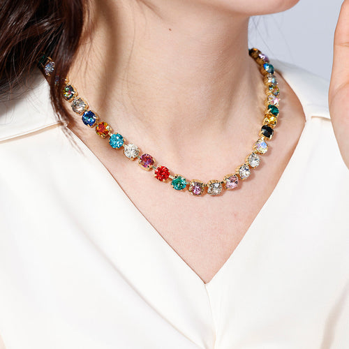 Ombr Crystal Adjustable Necklace