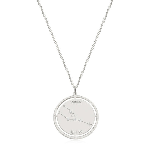 Personalized Constellation Pendant Necklace