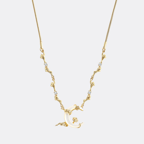 Shell Moon Necklace