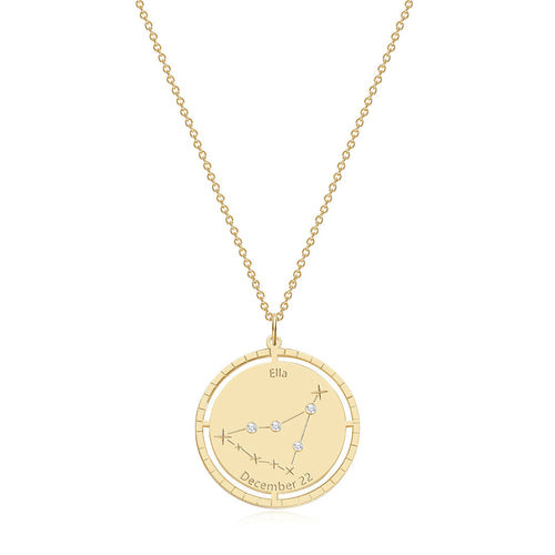 Personalized Constellation Pendant Necklace