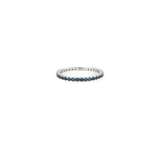 December Birthstone Eternity Stacking Ring