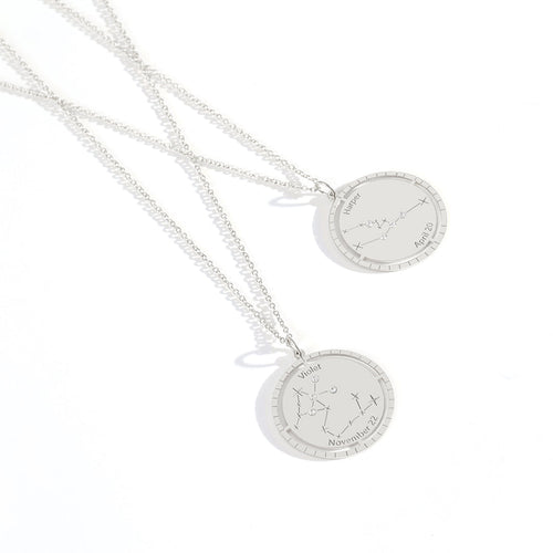 Personalized Constellation Pendant Necklace