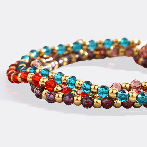 Birthstone and Bead Bracelet