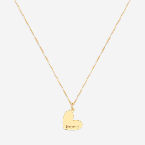 Personalized Heart Name Necklace