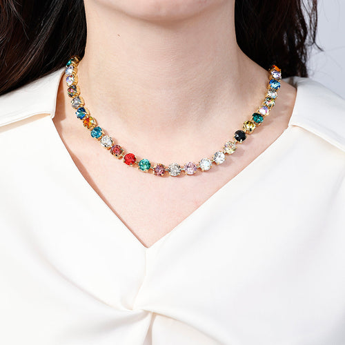 Ombr Crystal Adjustable Necklace