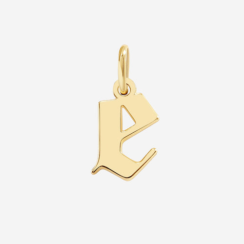 Old English Letter Charm