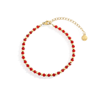 Birthstone and Bead Bracelet