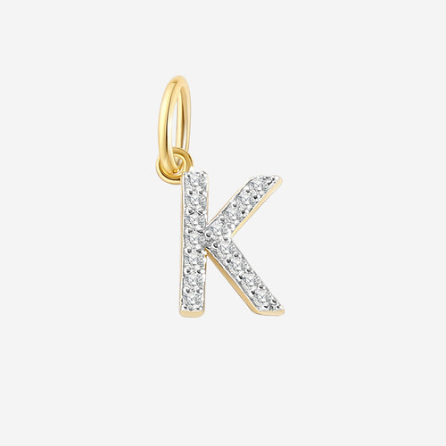 Diamond Initial Charm