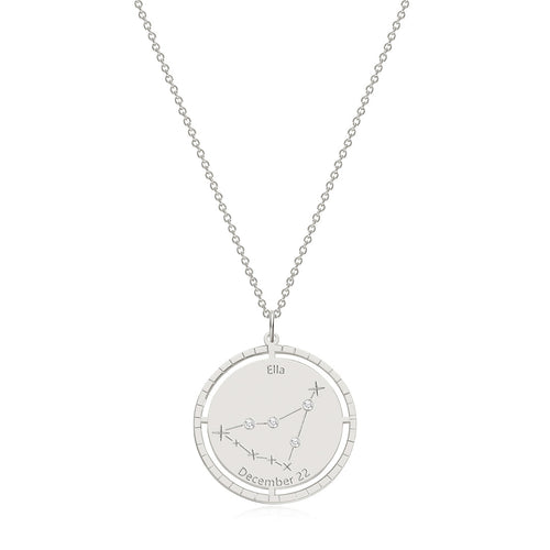 Personalized Constellation Pendant Necklace