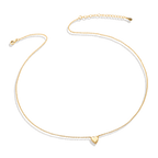 Stackable Tiny Heart Necklace