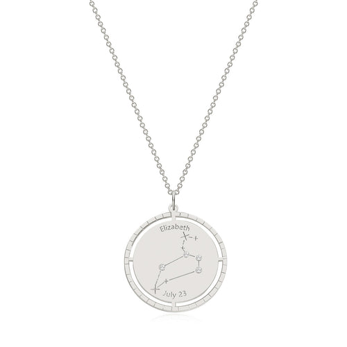 Personalized Constellation Pendant Necklace