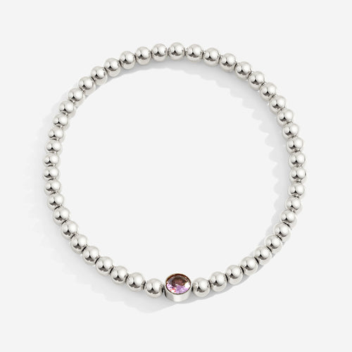Beaded Bubble Birthstone Bracelet