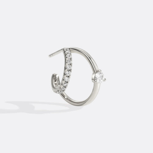 The Nova Double Hoop Earrings