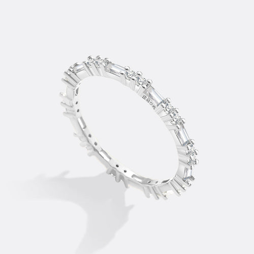 White Sapphire Stacking Ring