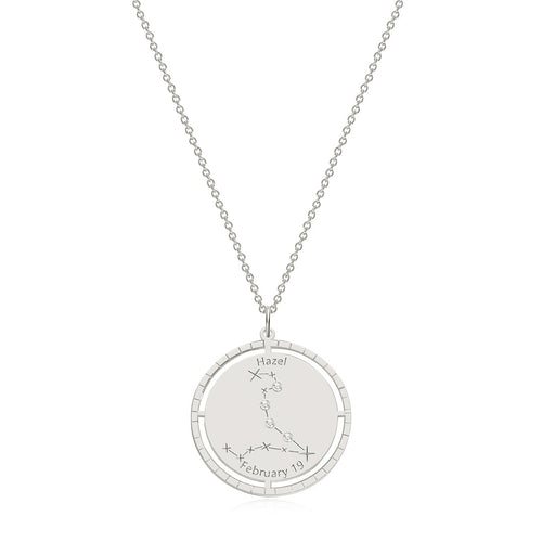 Personalized Constellation Pendant Necklace