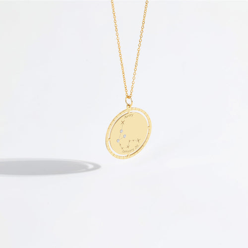 Personalized Constellation Pendant Necklace