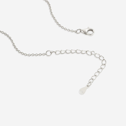 Pave Block Letter Name Necklace