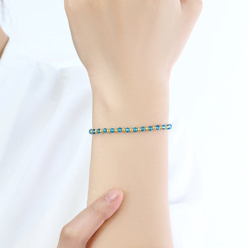 Birthstone and Bead Bracelet