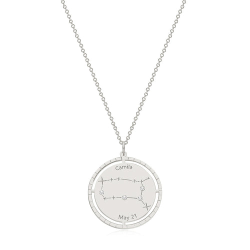 Personalized Constellation Pendant Necklace