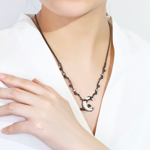 Shell Moon Necklace