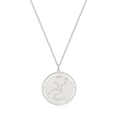 Personalized Constellation Pendant Necklace