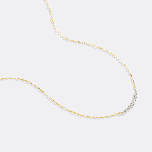 Classic Arc Diamond Necklace