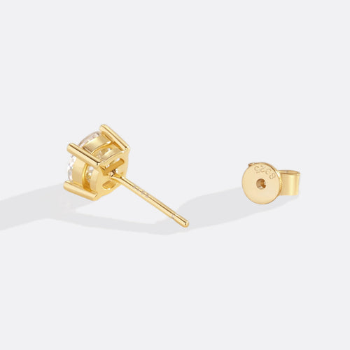 Classic Diamond Stud Earrings