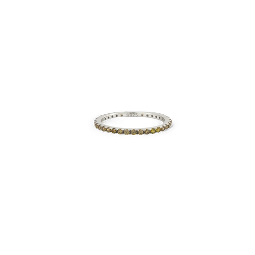 August Birthstone Eternity Stacking Ring