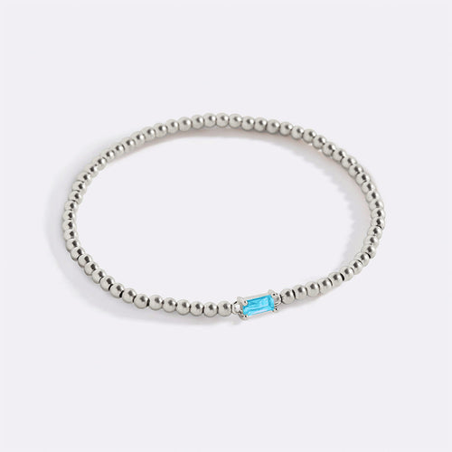 Beaded Birthstone Bracelet