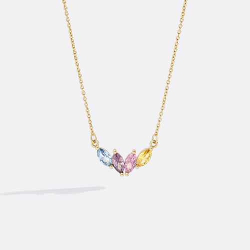 Elegant Family Birthstone Necklace