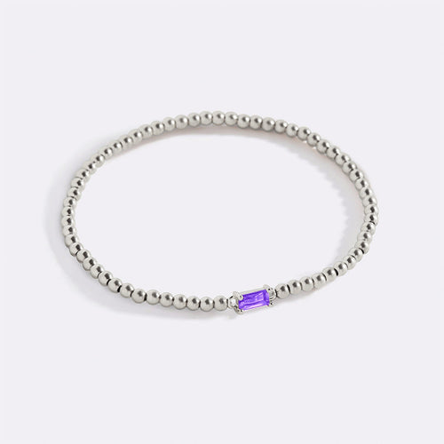 Beaded Birthstone Bracelet
