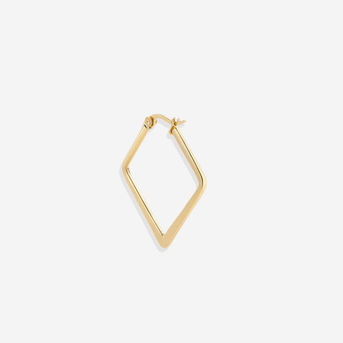 Geometric Girl Boss Hoop Earrings