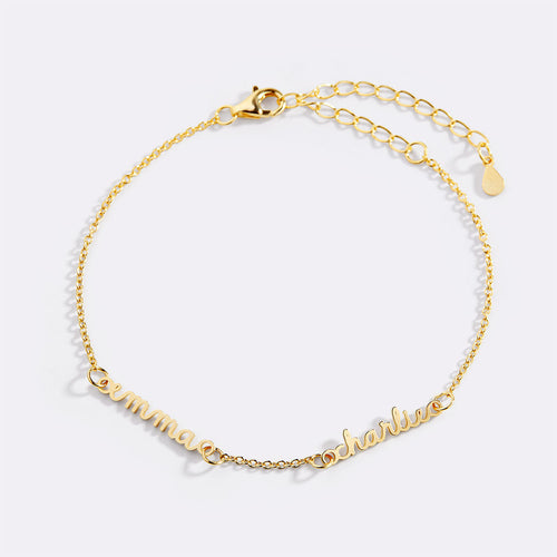 Stella Dainty Multiple Name Bracelet