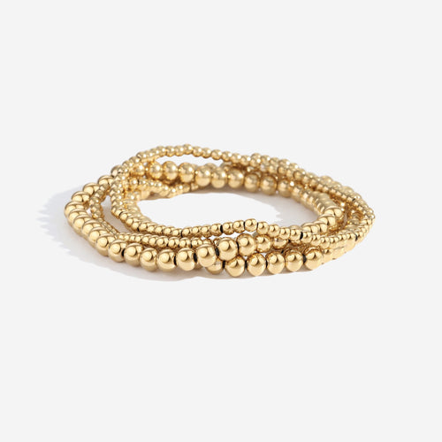 3mm & 5mm Beaded Bracelet Stacking Set