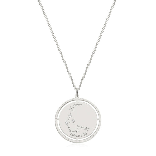 Personalized Constellation Pendant Necklace
