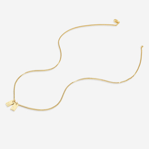 Initial Tag Necklace