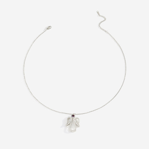 Personalized Angel Photo Charm Necklace