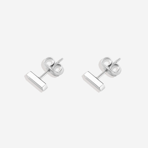 Dainty Bar Stud Earrings