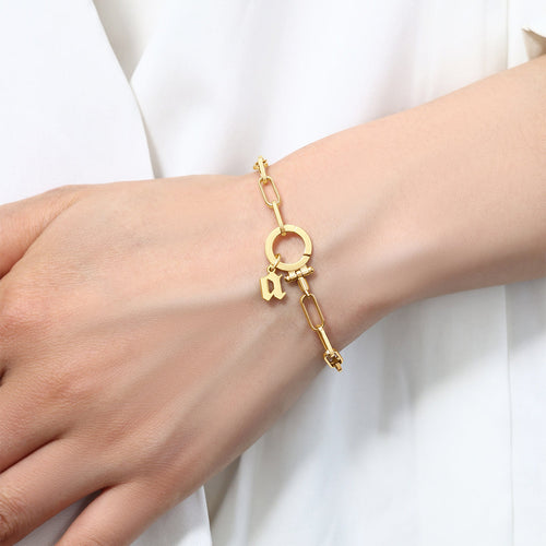 Old English Letter Charm