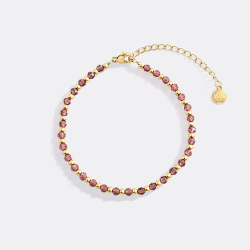 Birthstone and Bead Bracelet