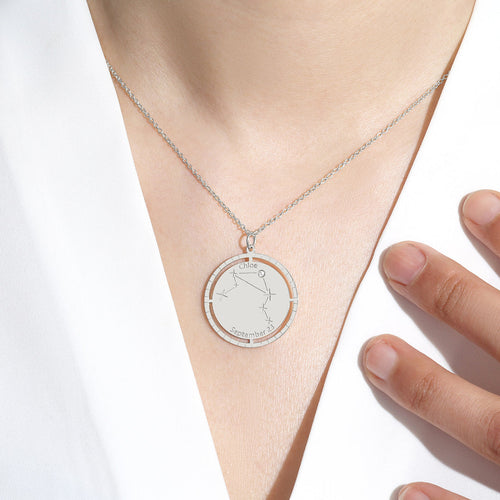 Personalized Constellation Pendant Necklace