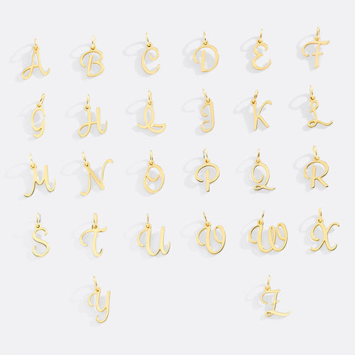Cursive Initial Charm