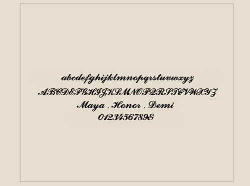 Carrie Name Necklace