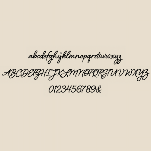 Grace Script Name Ring