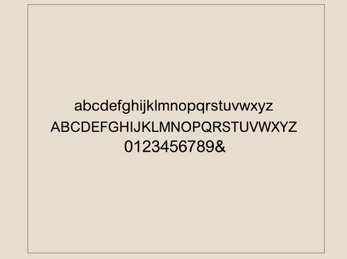 Sideways Initial Necklace