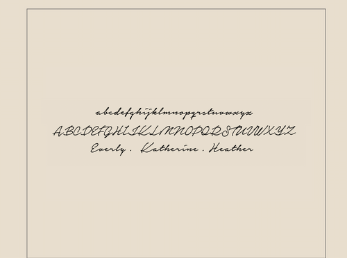 Venice Name Necklace in Box Chain