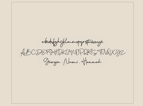 Tiny Summer Name Necklace