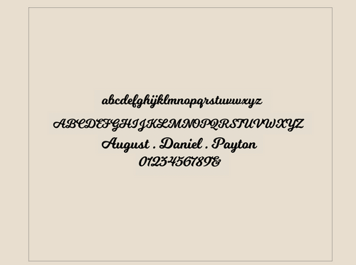 Mellow Name Necklace in Box Chain